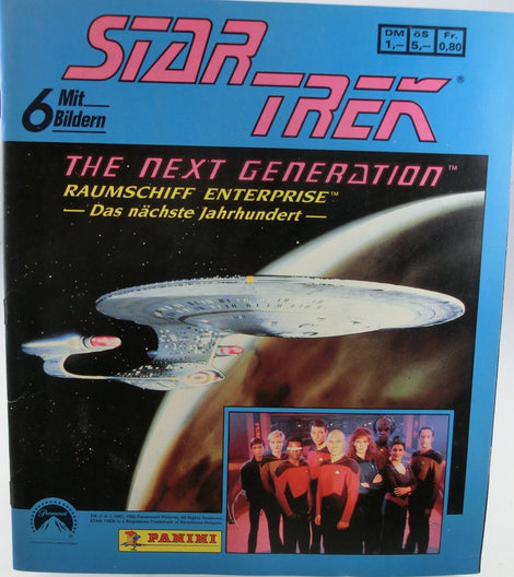 Star Trek TNG Stickeralbum Sammelbilderalbum 43 Sticker fehlen