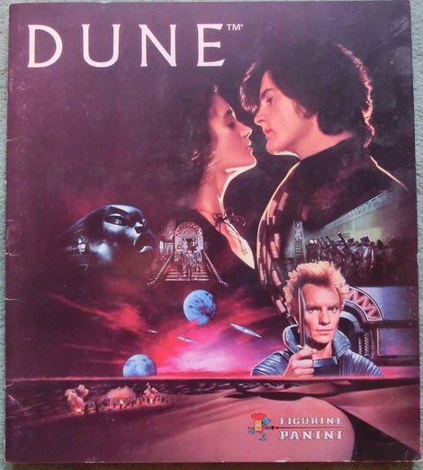 Dune Stickeralbum Sammelbilderalbum 28 Sticker eingeklebt