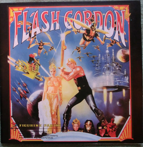 Flash Gordon Stickeralbum Sammelbilderalbum 107 Sticker eingeklebt