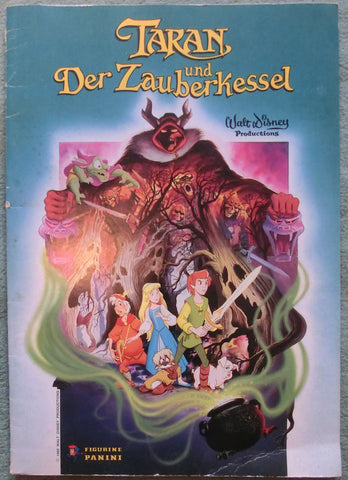 Taran u.d. Zauberkessel Stickeralbum Sammelbilderalbum 80 Sticker eingeklebt