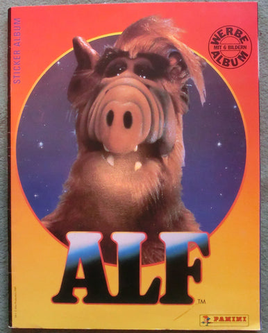 Alf Stickeralbum Sammelbilderalbum 119 Sticker fehlen