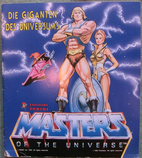 He-Man Masters o.t.Universe Stickeralbum Sammelbilderalbum 65 Sticker fehlen