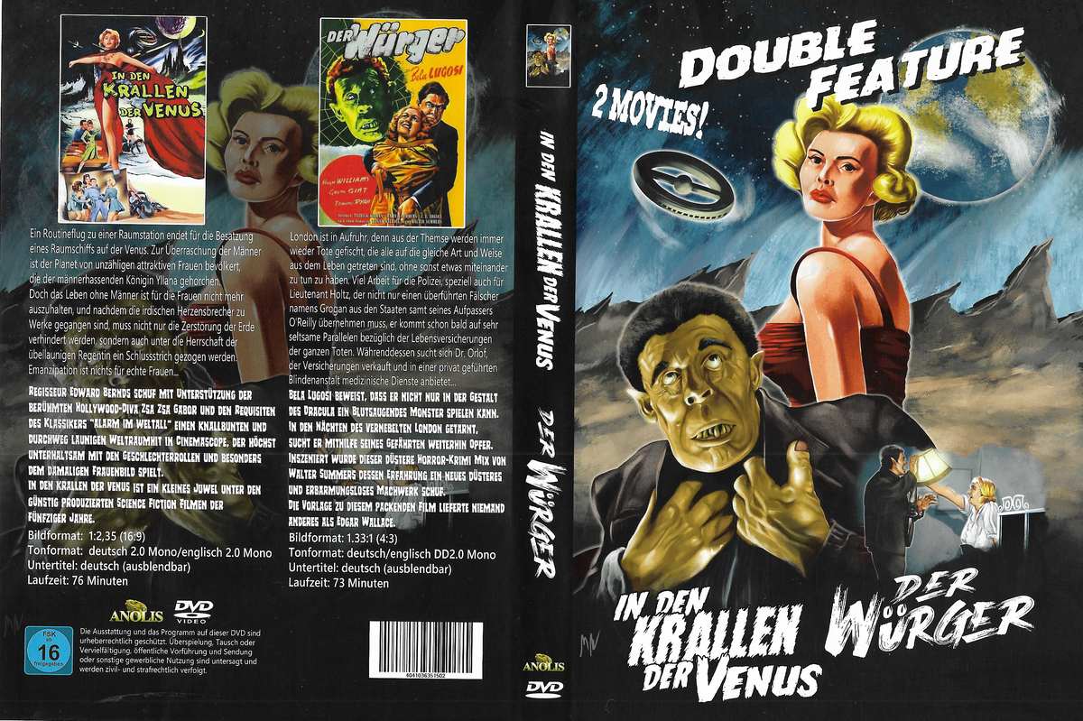 In den Krallen der Venus / Der Würger Double Feature DVD