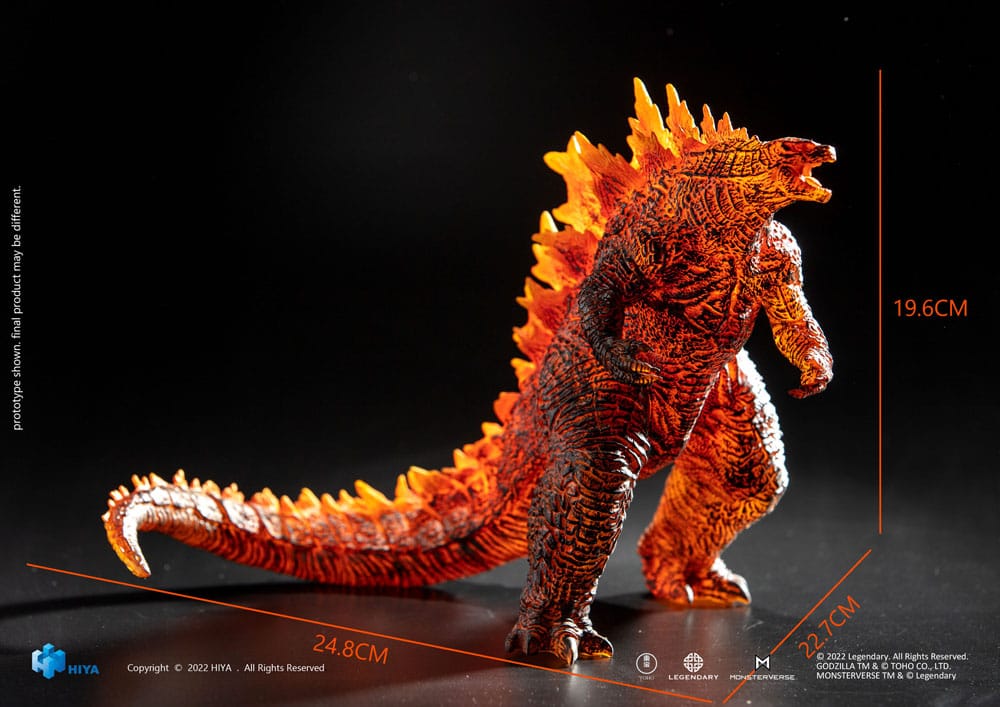 Godzilla Stylist Series PVC Statue Godzilla: King of the Monsters Burning Godzilla News Year Exclusive 20 cm