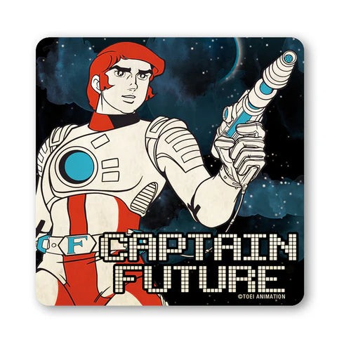 Captain Future - Becher und Untersetzer 10 x 10 cm