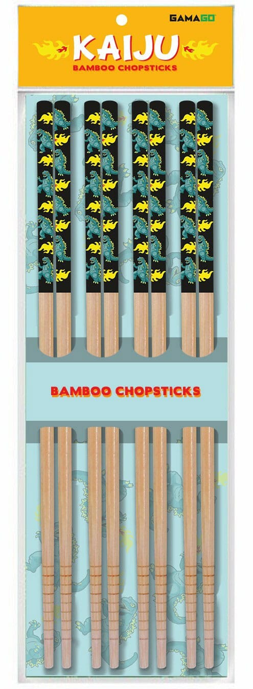Godzilla: Kaiju Godzilla Bamboo Chopsticks Set (4)