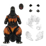 Toho Ultimates Actionfigur Burning Godzilla 1995 20 cm, Super 7