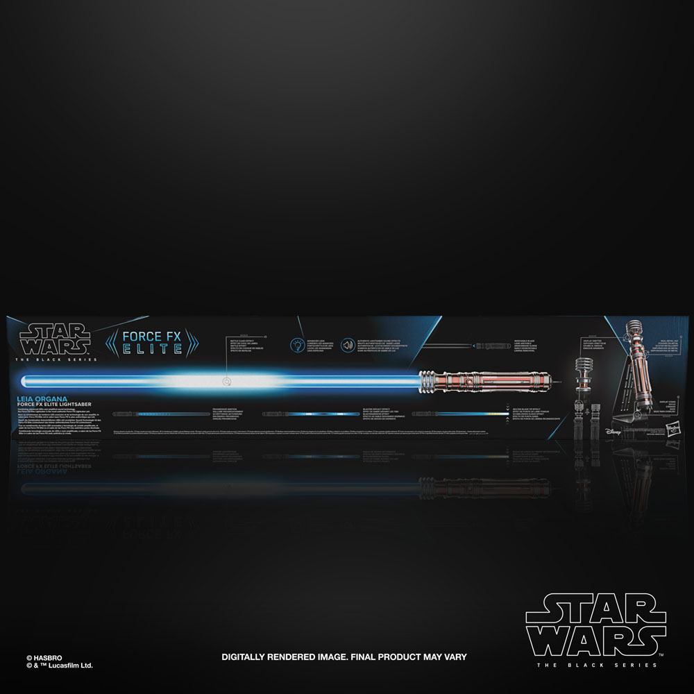 Star Wars Episode IX Black Series Replik 1/1 Force FX Elite Lichtschwert Leia Organa