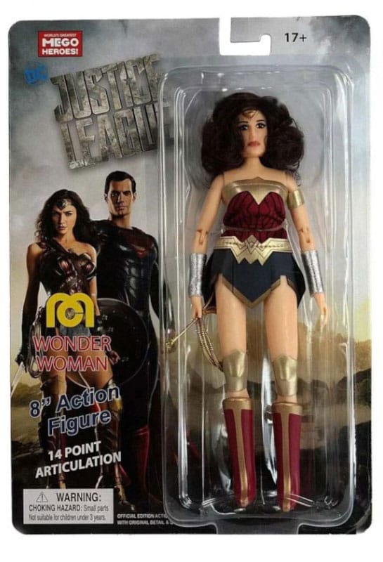 DC Comics Mego Actionfigur Wonder Woman (Gal Gadot) 20 cm