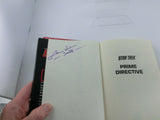 Star Trek Prime Directive Reeves-Stevens Hardcover signiert von James Doohan