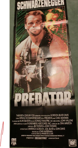 Predator französisches 160 x 60 cm Plakat