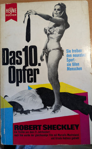 Das 10. Opfer Filmroman - signiert vom Autor Robert Sheckley