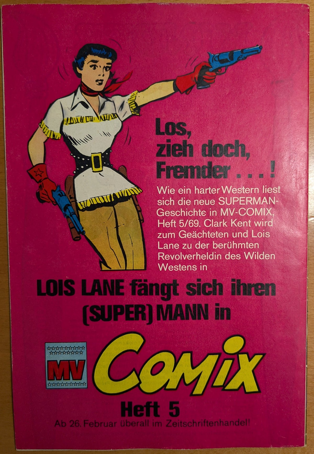 Superman und Batman Comic Nr.4 Ehapa 1969 Z 1+