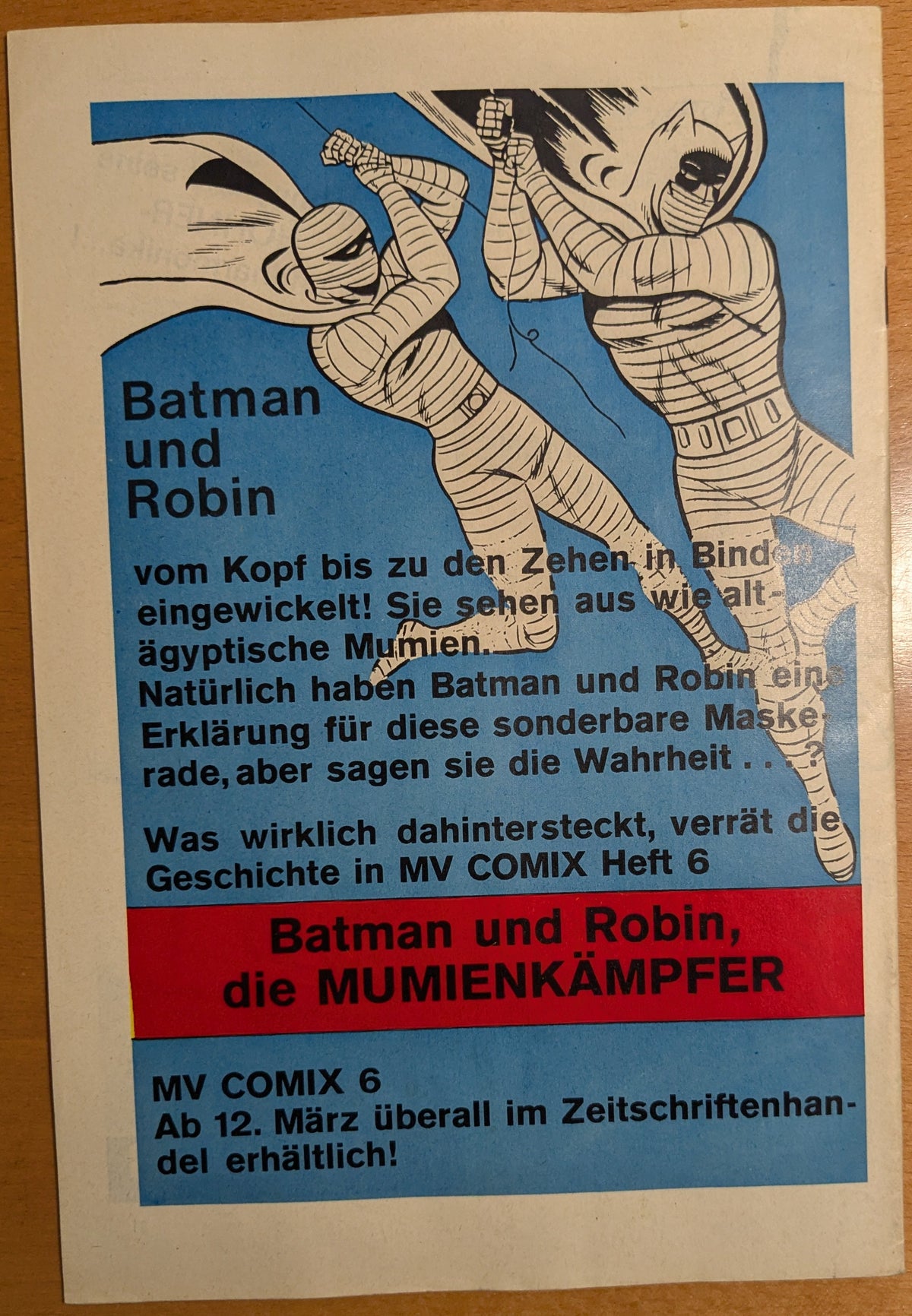 Superman und Batman Comic Nr.5 Ehapa 1969 Z 1+