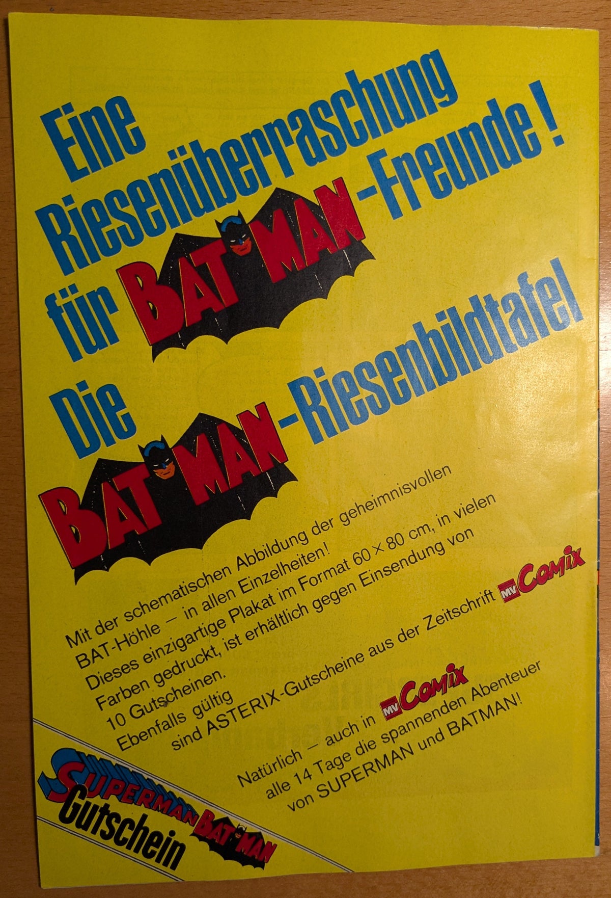 Superman Batman Comic Nr.20 Ehapa 1969 Z 1+