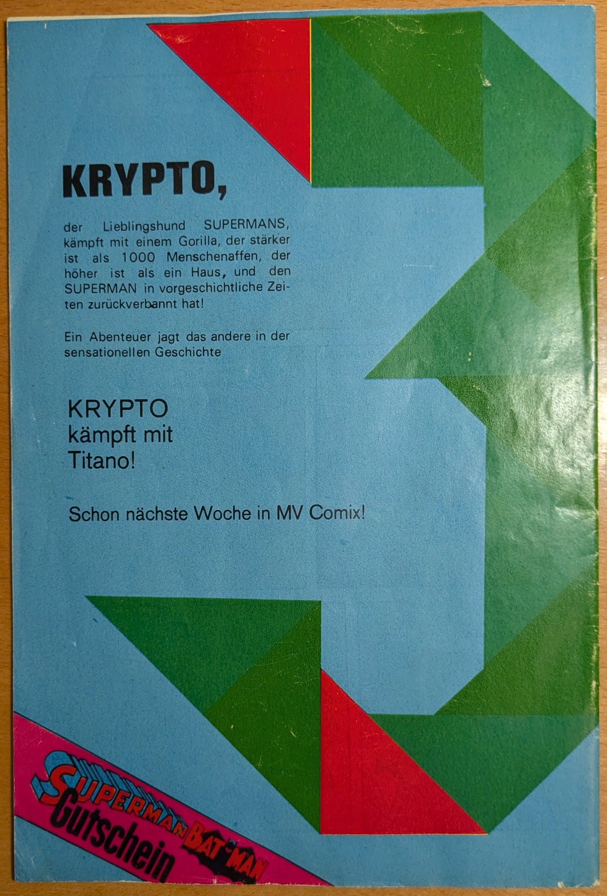 Superman Batman Comic Nr.25 Ehapa 1969 Z 1+