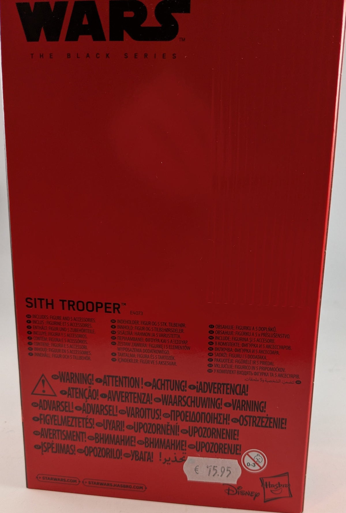 Black Series Sith Trooper exclusive Action Figur 2019 , 15 cm