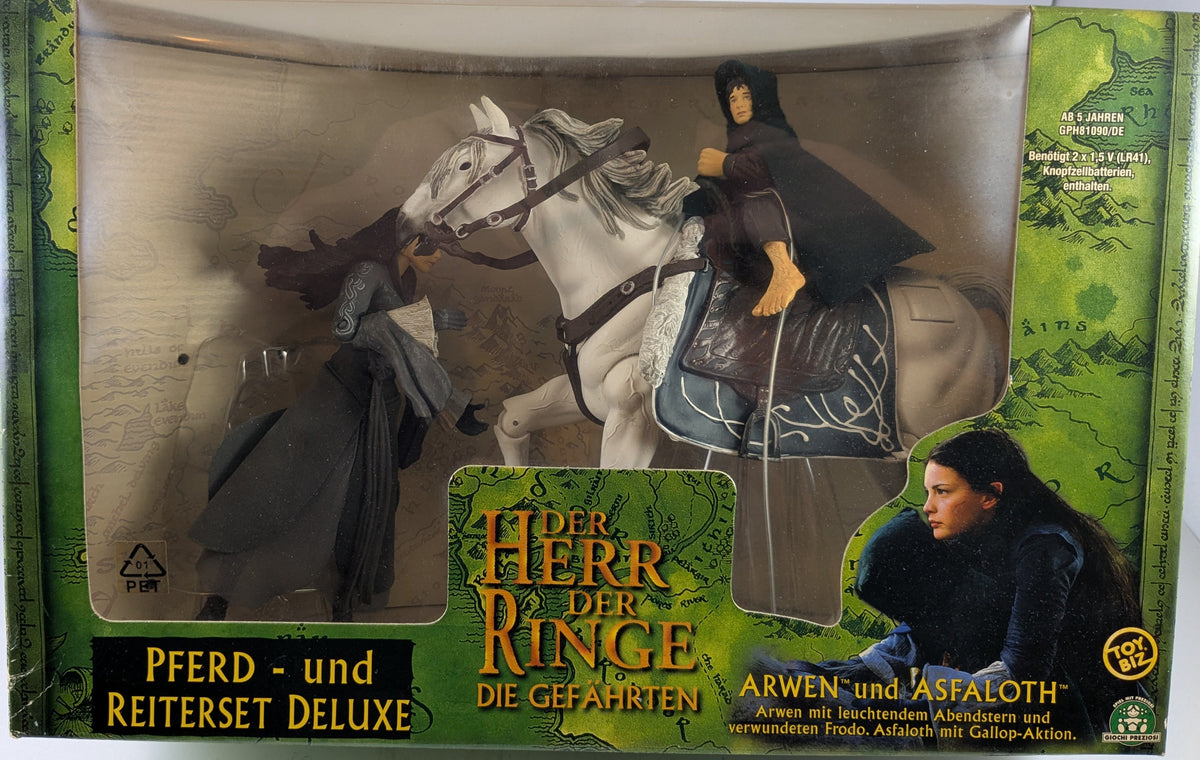 Arwen, Asfaloth und Frodo Die Gefährten LotR Toy Biz 2001