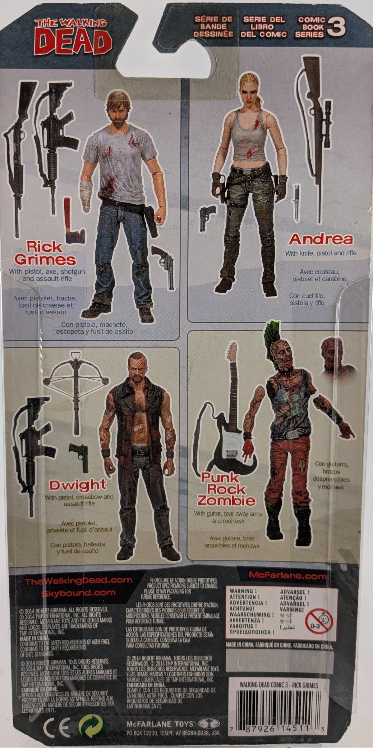 Rick Grames Action Figur Walking Dead Comic Serie 3