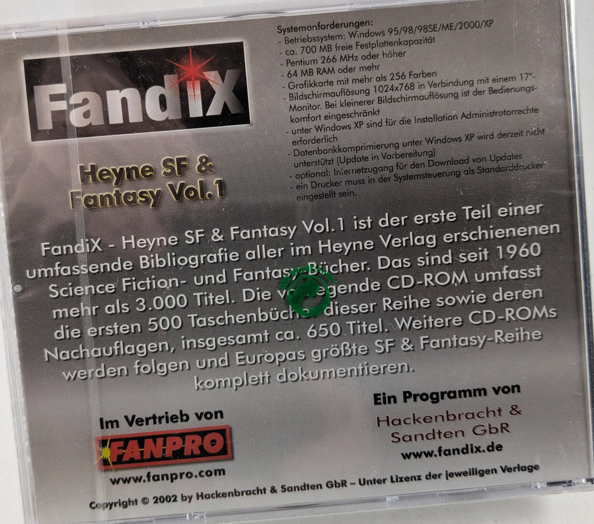 Fandix CD-Rom, Heyne SF & Fantasy vol.1