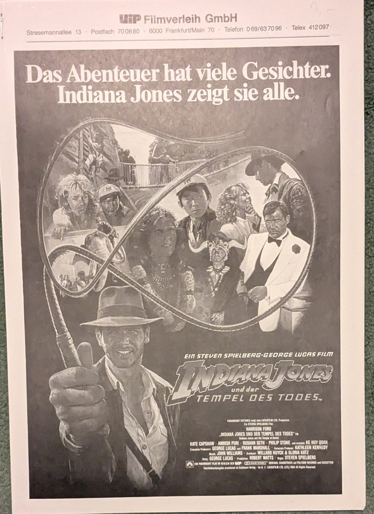 Indiana Jones und der Tempel des Todes Weberatschlag