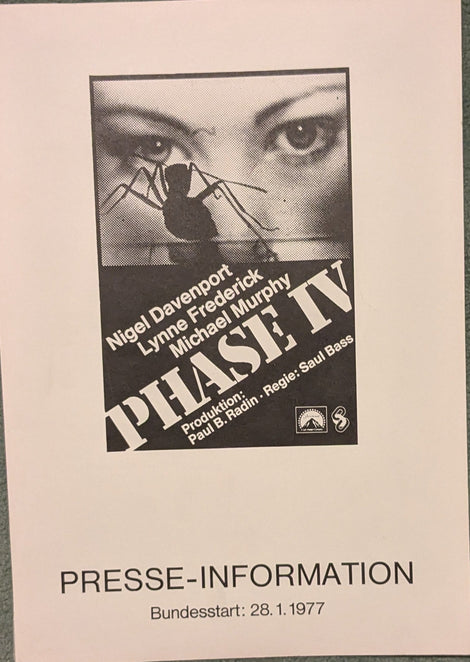 Phase IV Presseheft