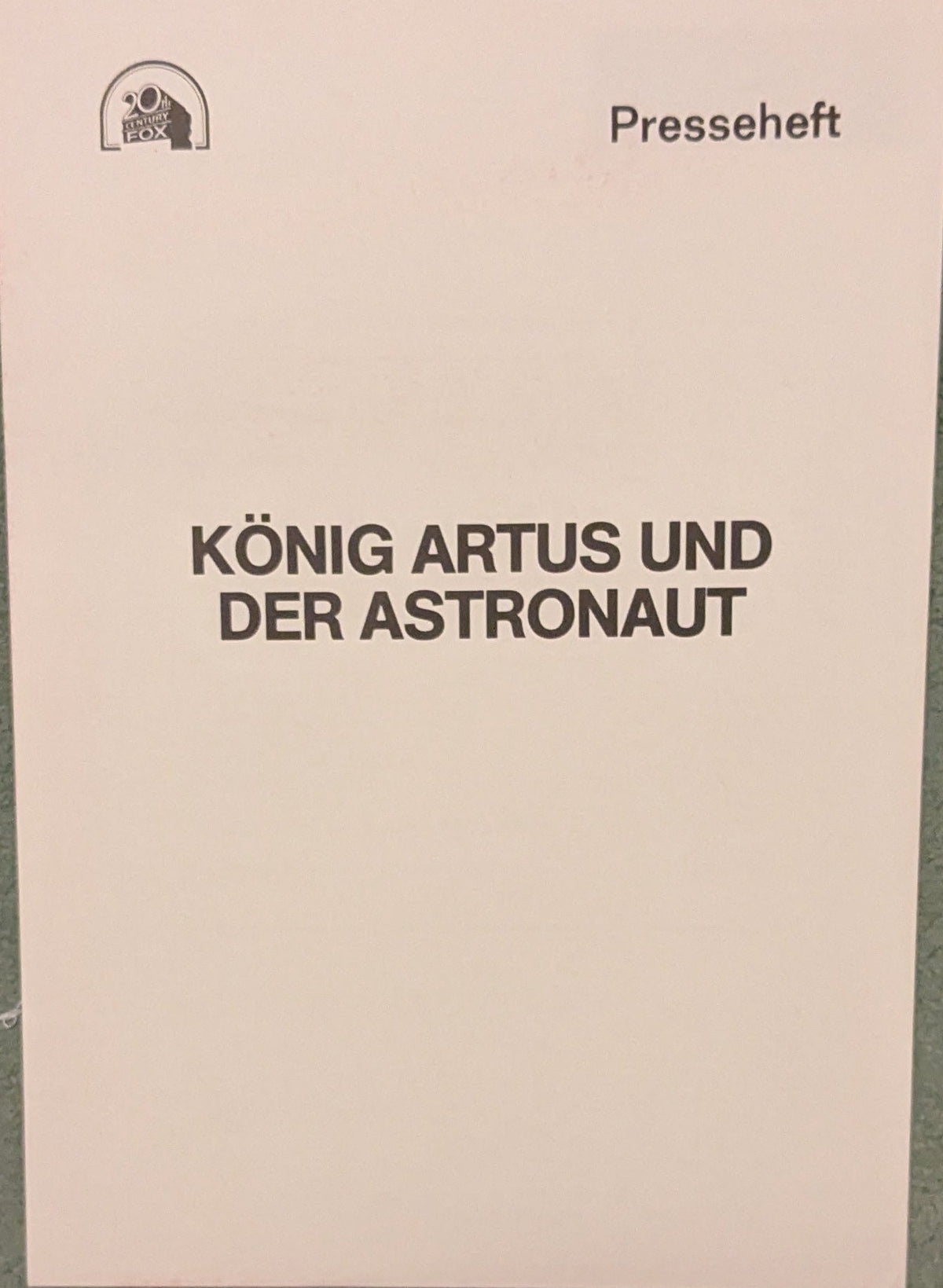 König Artus und der Astronaut Presseheft