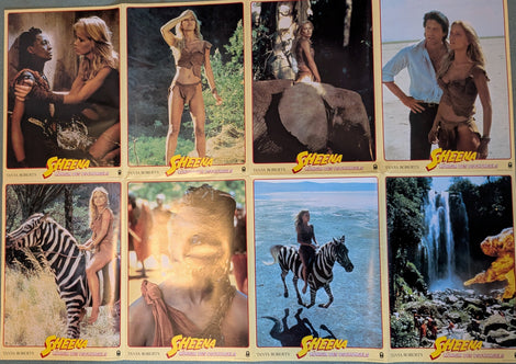 Sheena - Königin des Dschungels  8 + 4 Aushangfotos Lobby Cards