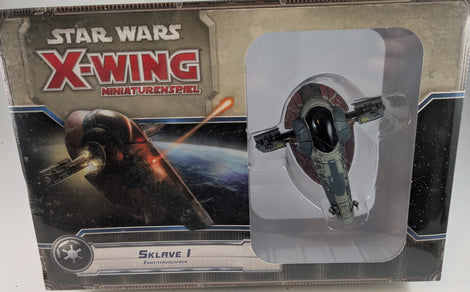 Star Wars X-Wing erste Edition Miniaturspiel Sklave I  DE, neu!