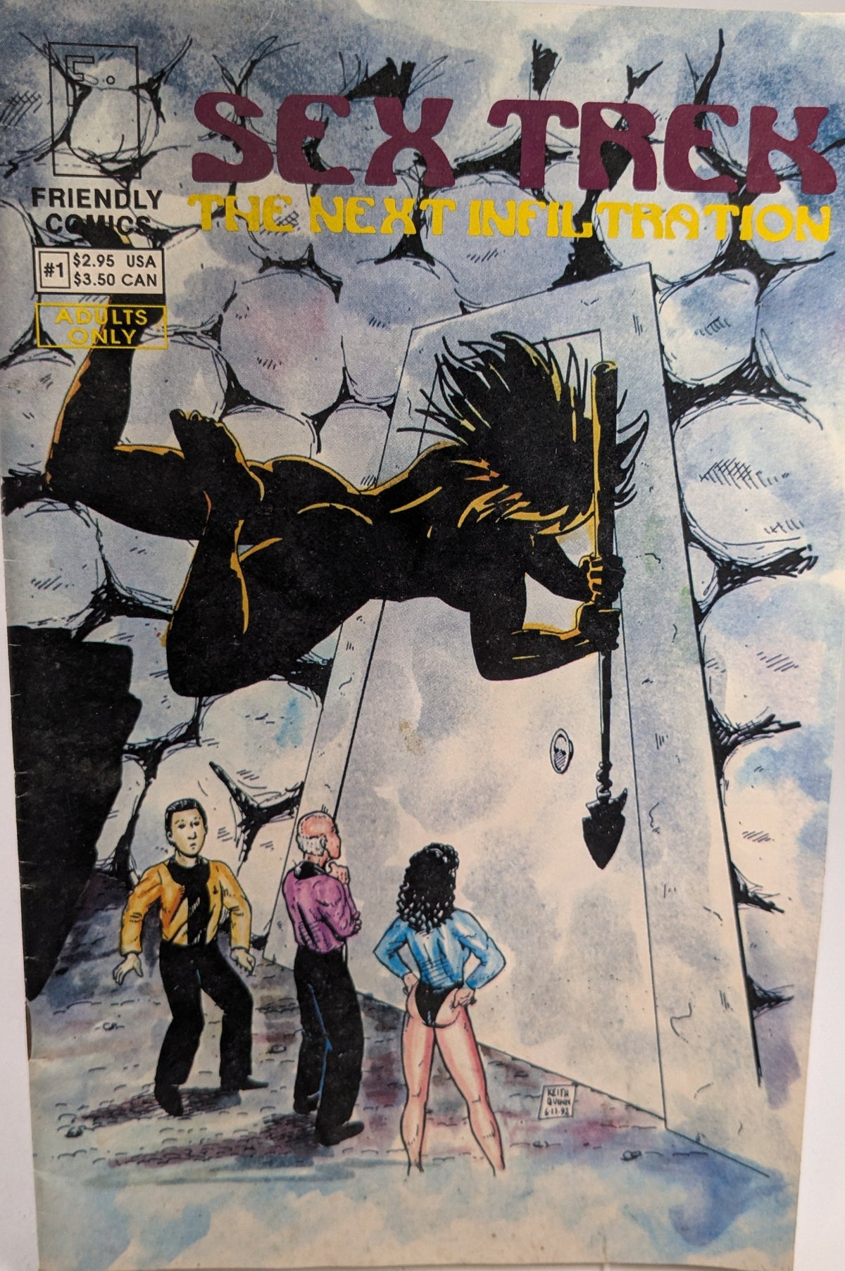 Sex Trek The Next Infiltration Comic 1 Friendly Comics 1992