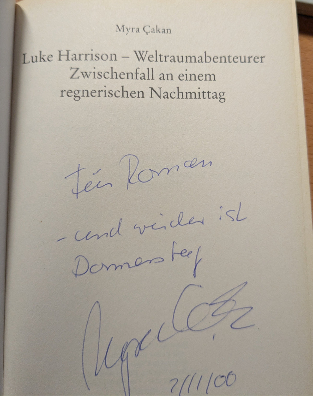 Zwischenfall an einem regnerischen Nachmittag Myra Cakan - signiert