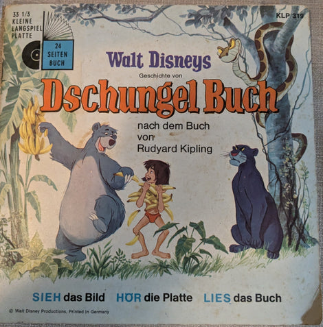 Das Dschungelbuch -  24 Seiten Booklett mit Single, 1967
