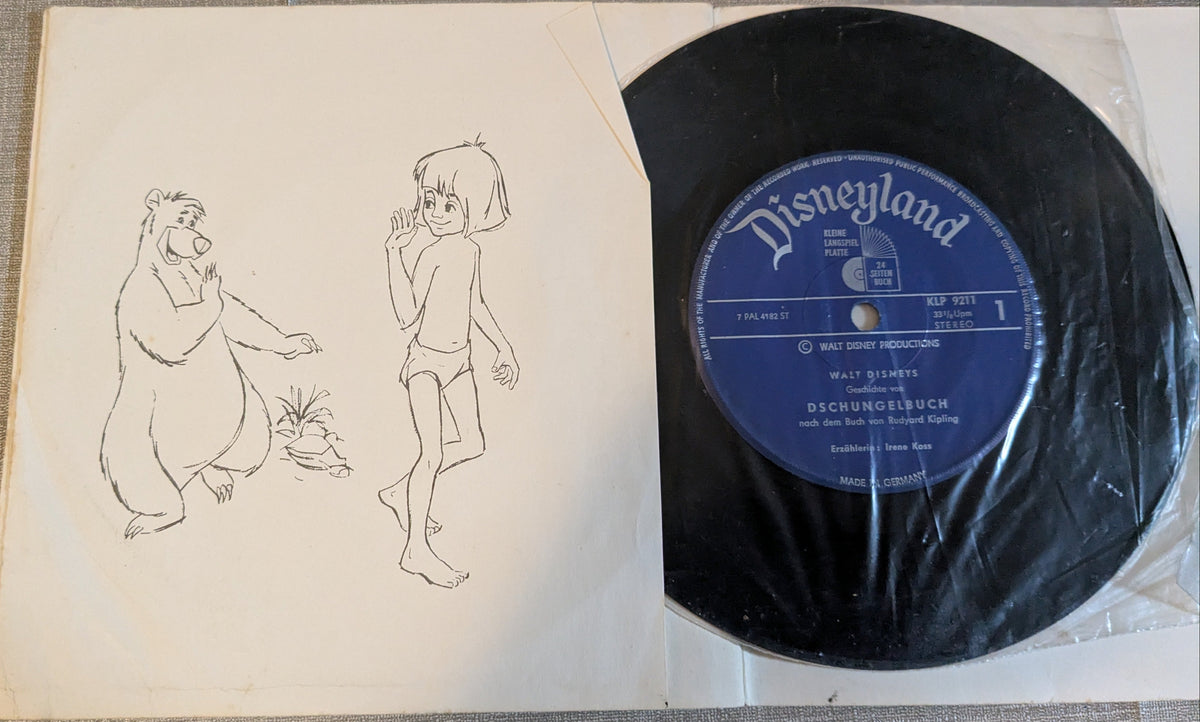 Das Dschungelbuch -  24 Seiten Booklett mit Single, 1967
