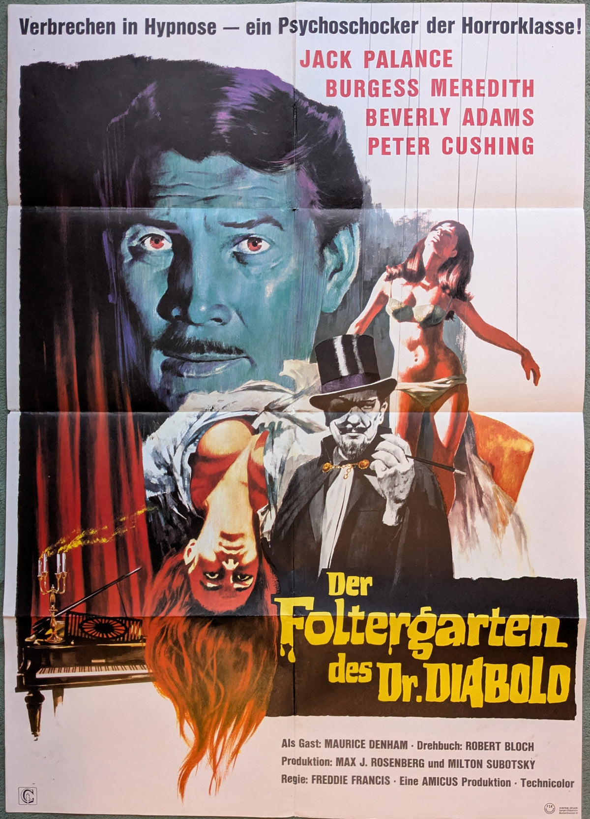 Der Foltergarten des Dr. Diabolo -  Plakat A1