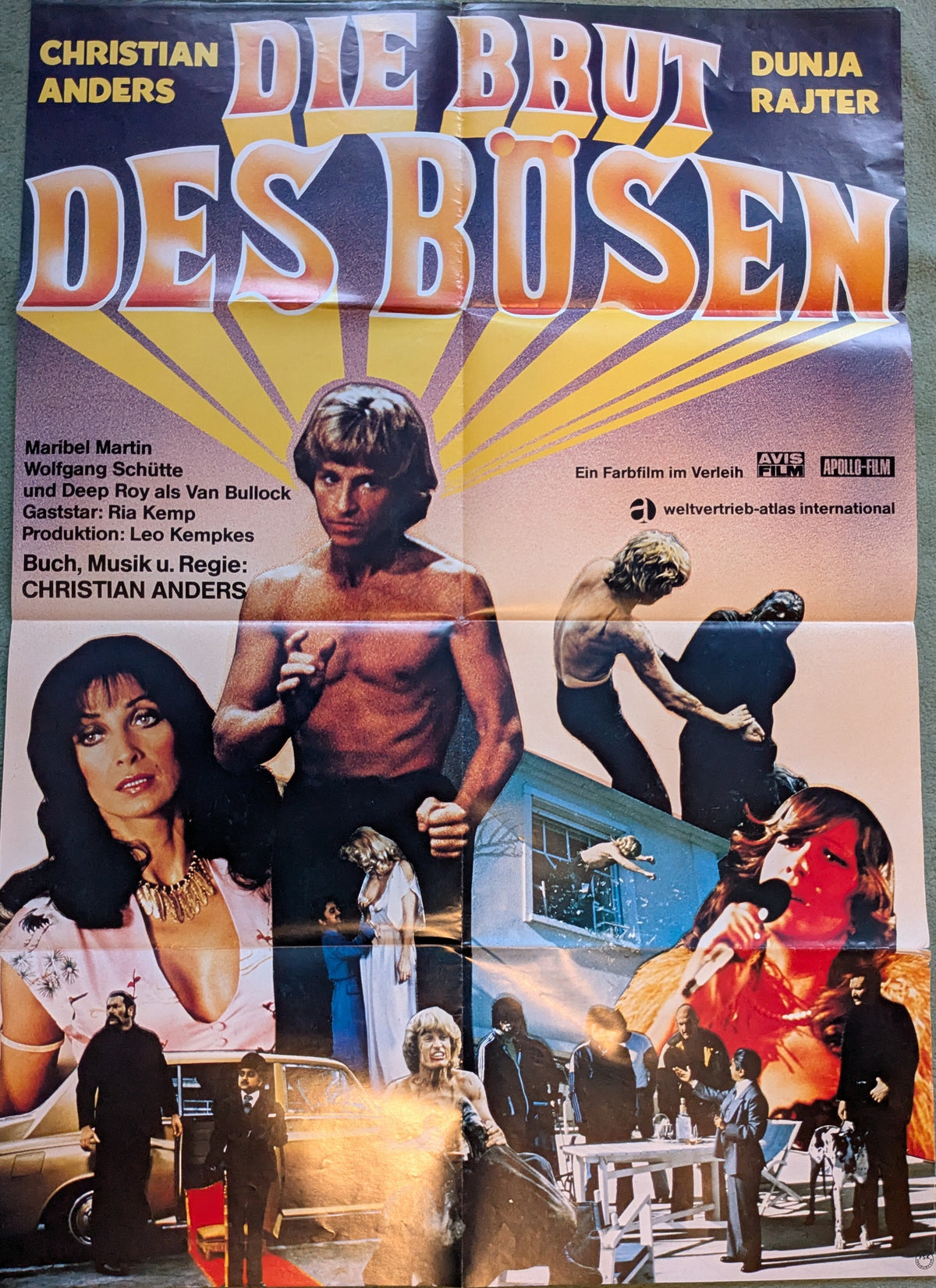 Die Brut des Bösen (C.Anders / Dunja Rajter) -  Plakat A1