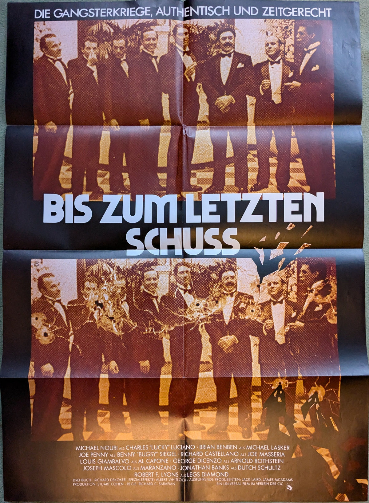 Bis zum letzten Schuss (Gangster War)  Plakat A1