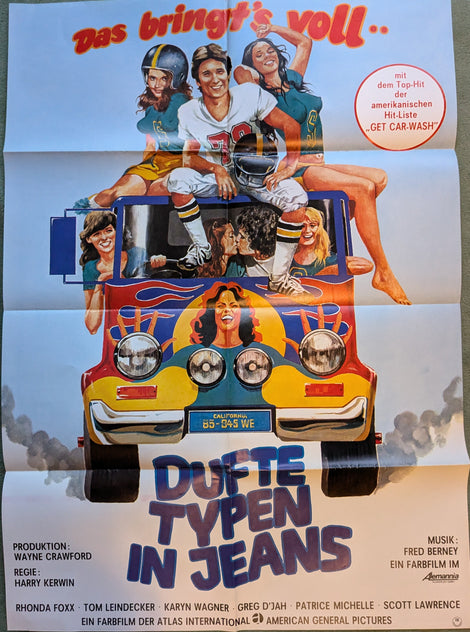 Dufte Typen in Jeans  Plakat A1