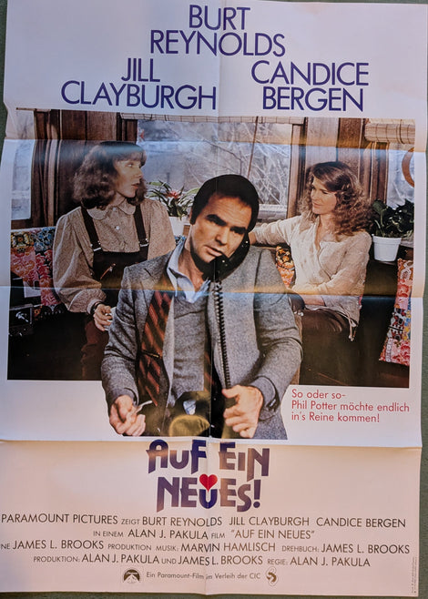 Auf ein Neues - Burt Reynolds Plakat A1