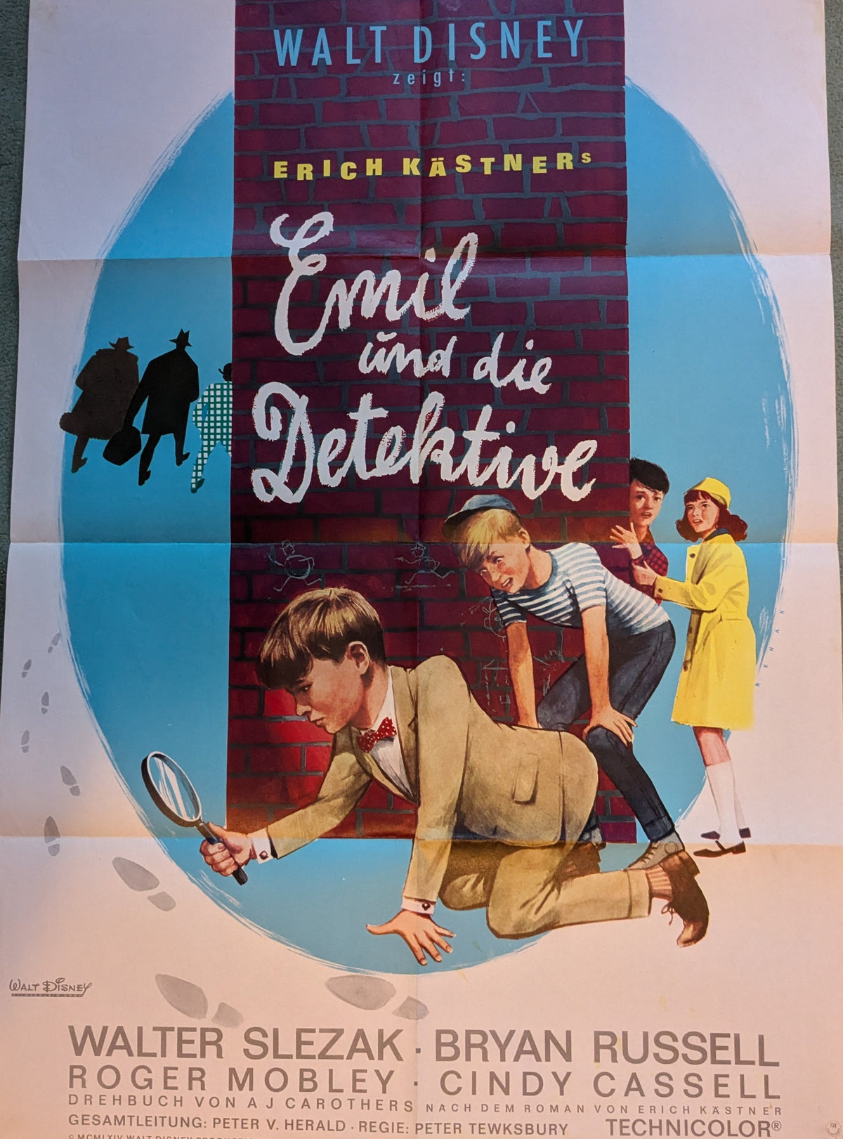 Emil und die Detektive (Disney) Plakat A1