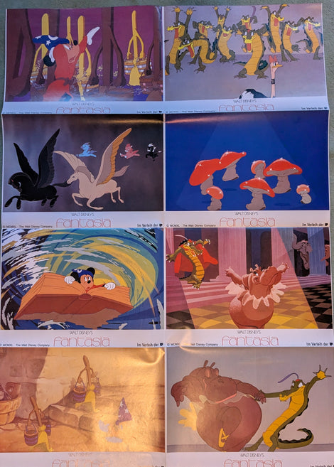 Fantasia (Disney) 8 + 4 Aushangfotos Lobby Cards