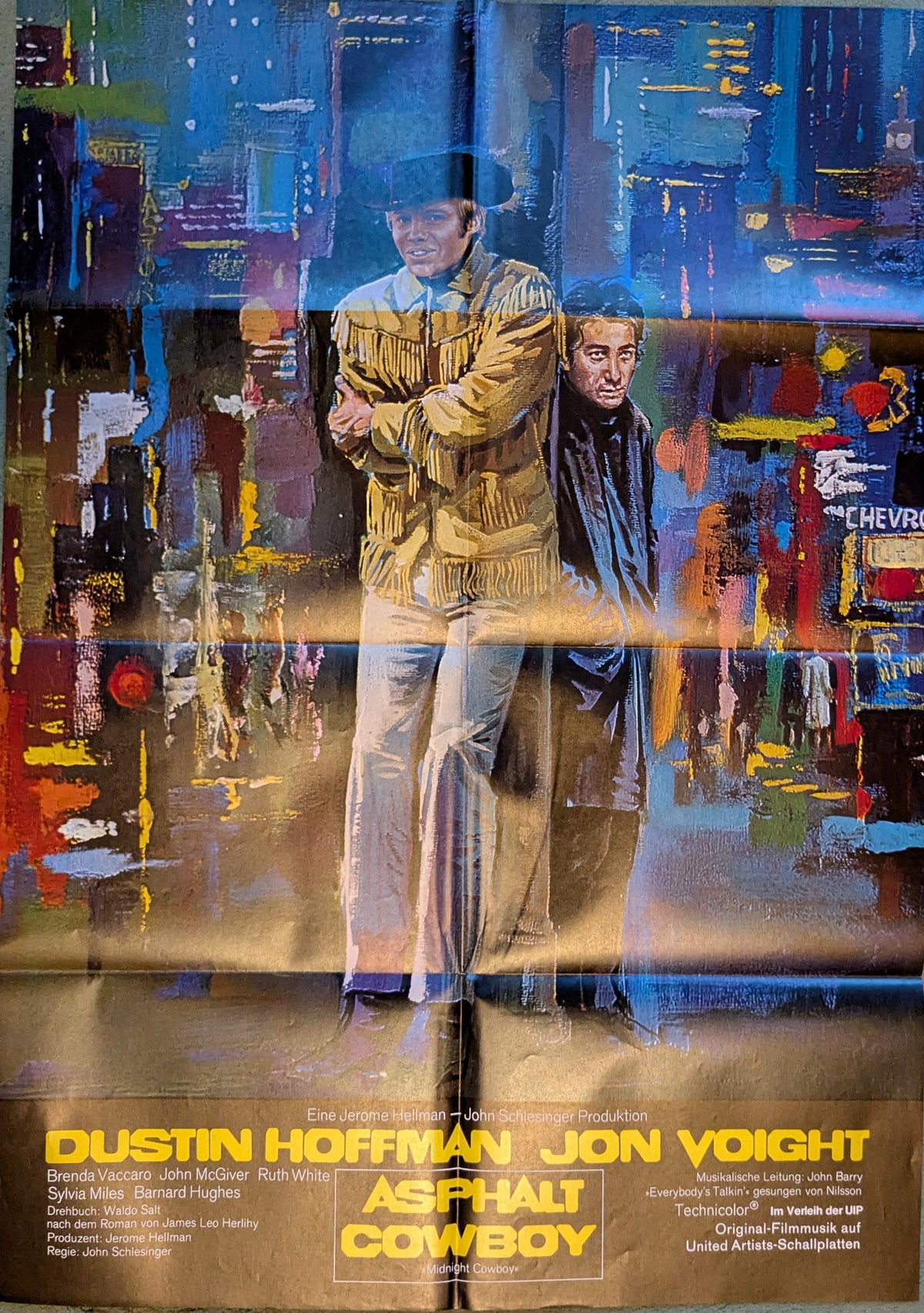 Asphalt Cowboys (D.Hoffman / J. Voight) Plakat A1