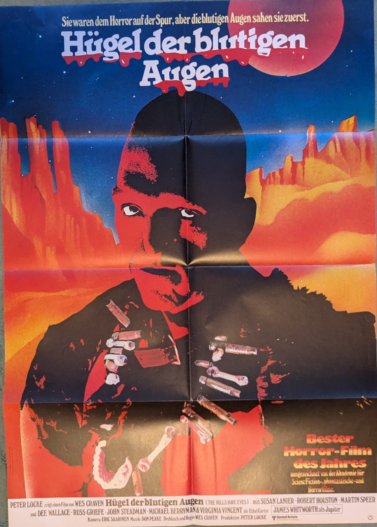 Hügel der blutigen Augen - Plakat A1