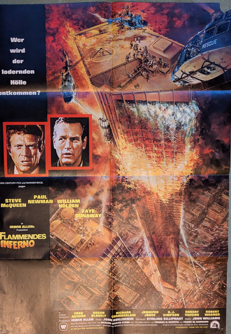 Flammendes Inferno - Plakat A1