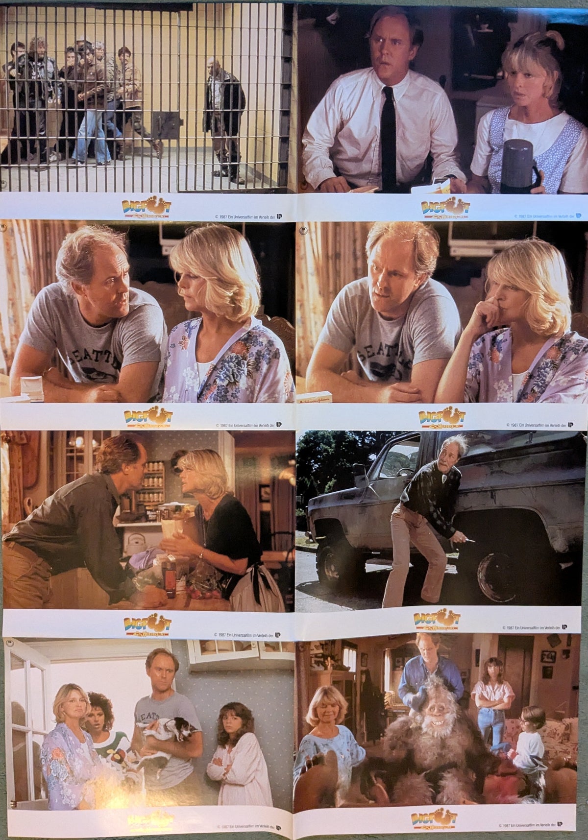 Bigfoot u.d. Hendersons  16 x 4 Aushangfotos / Lobby Cards