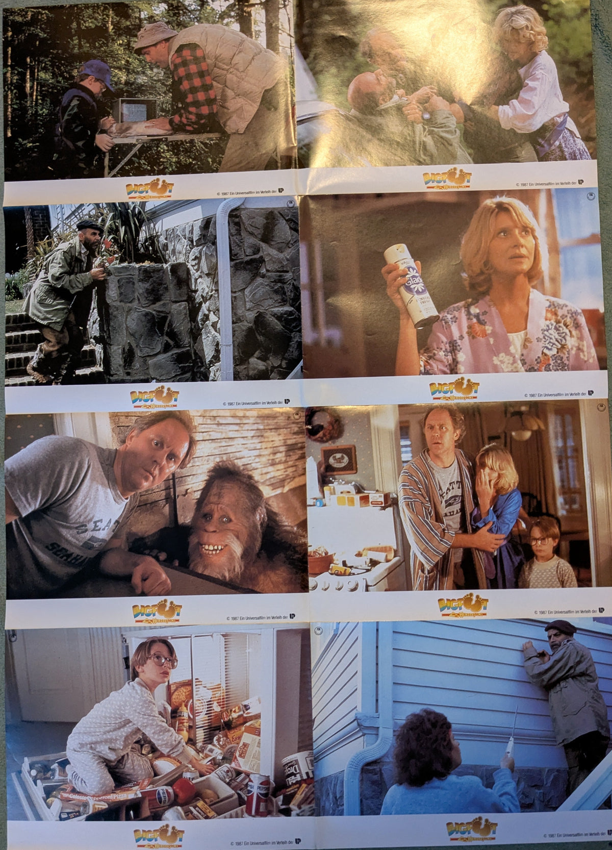 Bigfoot u.d. Hendersons  16 x 4 Aushangfotos / Lobby Cards
