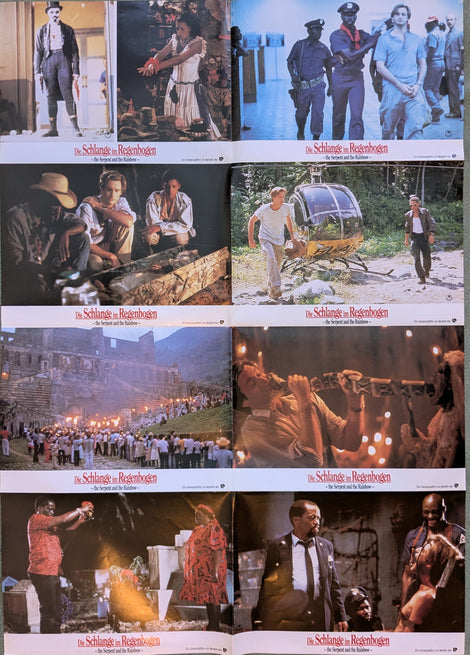 Die Schlange im Regenbogen 8 Aushangfotos /Lobby Cards