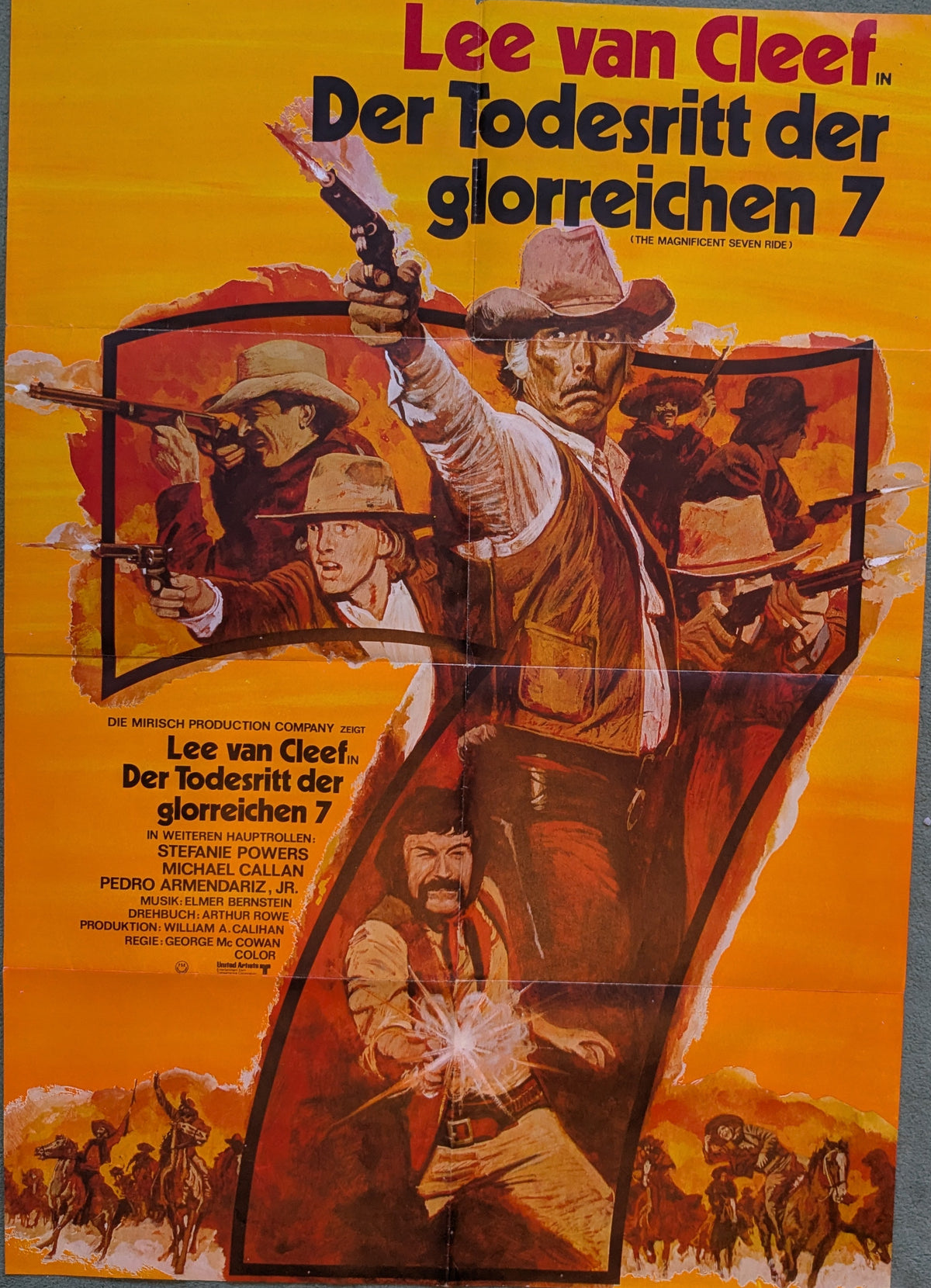 Der Todesritt der glorreichen 7 (van Cleef)  - Plakat A1