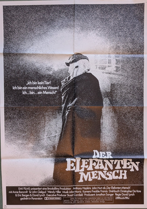 Der Elefanten-Mensch (D.Lynch/A.Hopkins/J.Hurt  - Plakat A1