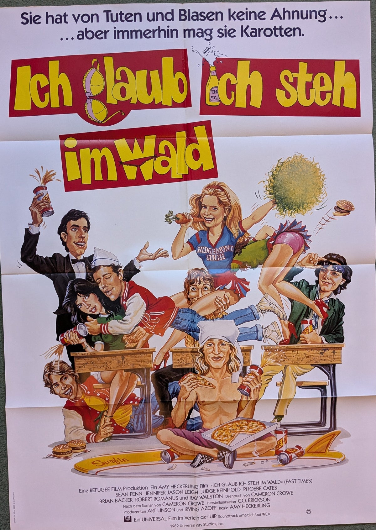 Ich glaub´ich steh´im Wald (Sean Penn)  - Plakat A1