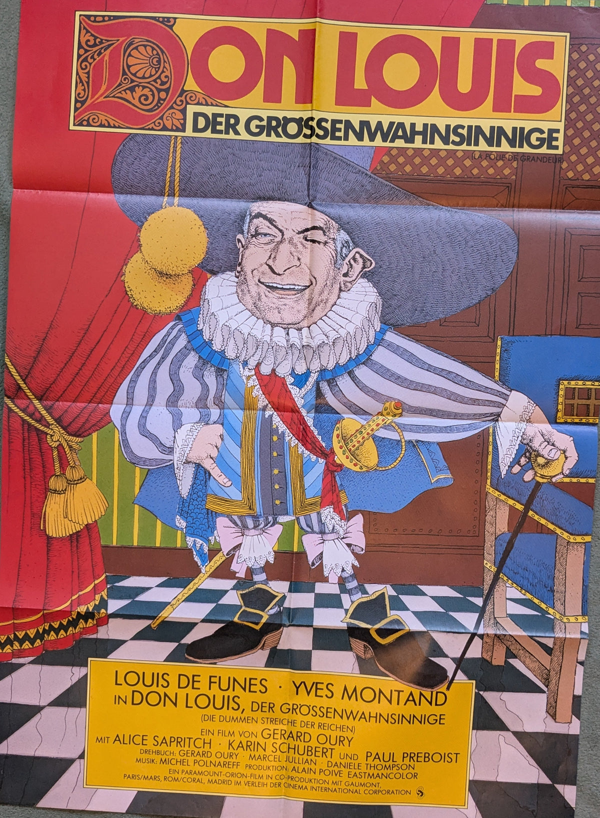 Don Louise-Der Größenwahnsinnige  (L.De Funes)  - Plakat A1